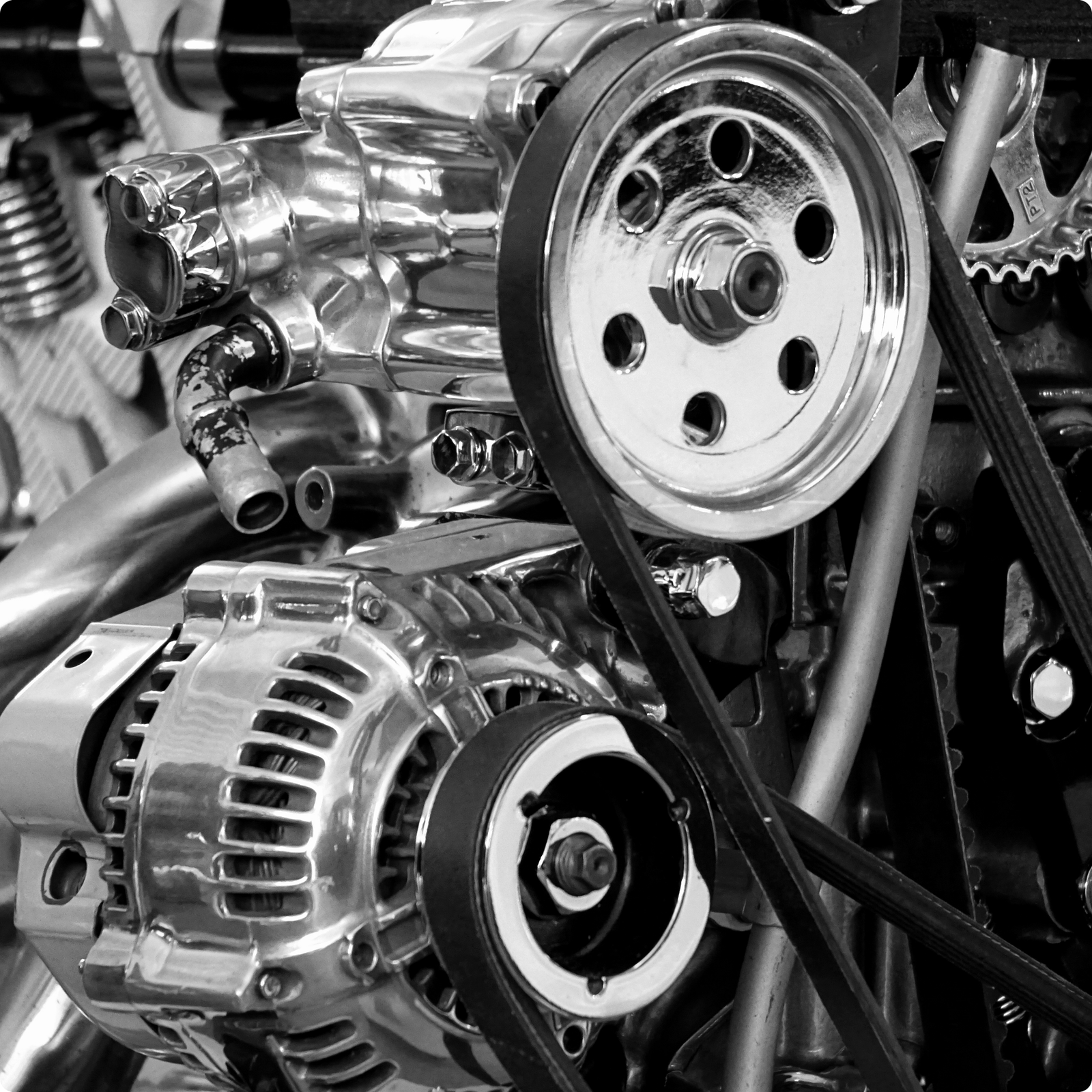 Componentes de maquinaria para limpieza y mantenimiento industrial